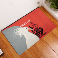 Custom Nouvelle-Caledonie Football Rubber Doormat Allez Les Cagous Simple Style LT14 - Polynesian Pride