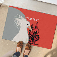 Custom Nouvelle-Caledonie Football Rubber Doormat Allez Les Cagous Simple Style LT14 - Polynesian Pride