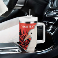 Custom Nouvelle-Caledonie Football Tumbler With Handle Allez Les Cagous Simple Style LT14 - Polynesian Pride