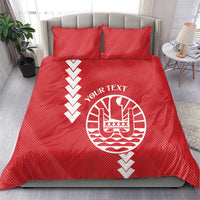 Custom Tahiti Football Bedding Set Go Toa Aito