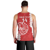 Custom Tahiti Football Men Tank Top Go Toa Aito LT14 - Polynesian Pride