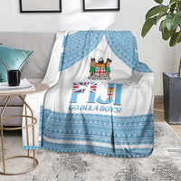 Custom Fiji Tapa Football Blanket Go Bula Boy!