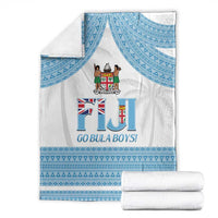 Custom Fiji Tapa Football Blanket Go Bula Boy!