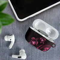 Pink Black Polynesia Floral Sea Turtle AirPods Case LT14 - Polynesian Pride