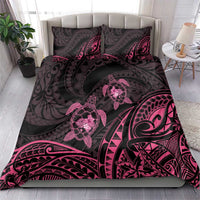 Pink Black Polynesia Floral Sea Turtle Bedding Set LT14 - Polynesian Pride