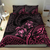 Pink Black Polynesia Floral Sea Turtle Bedding Set LT14 - Polynesian Pride