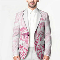 Pink White Polynesia Floral Sea Turtle Blazer LT14 - Polynesian Pride
