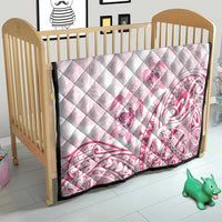 Pink White Polynesia Floral Sea Turtle Quilt - Polynesian Pride