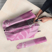 Custom New Zealand Silver Fern Rugby 2025 Umbrella All Black Aotearoa Maori Pink - Polynesian Pride