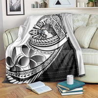 Philippines Eagle Sun Blanket Filipino Agila Polynesian Tattoo Black Color LT14 Black - Polynesian Pride