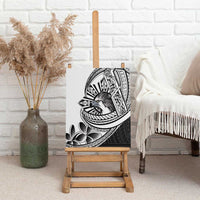 Philippines Eagle Sun Canvas Wall Art Filipino Agila Polynesian Tattoo Black Color LT14 - Polynesian Pride