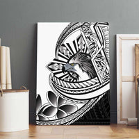 Philippines Eagle Sun Canvas Wall Art Filipino Agila Polynesian Tattoo Black Color LT14 - Polynesian Pride