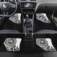 Philippines Eagle Sun Car Mats Filipino Agila Polynesian Tattoo Black Color LT14 Set 4pcs Black - Polynesian Pride
