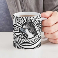 Philippines Eagle Sun Ceramic Mug Filipino Agila Polynesian Tattoo Black Color LT14 - Polynesian Pride