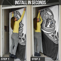 Philippines Eagle Sun Door Cover Filipino Agila Polynesian Tattoo Black Color LT14 - Polynesian Pride