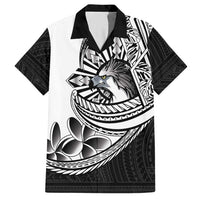 Philippines Eagle Sun Hawaiian Shirt Filipino Agila Polynesian Tattoo Black Color