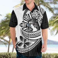Philippines Eagle Sun Hawaiian Shirt Filipino Agila Polynesian Tattoo Black Color