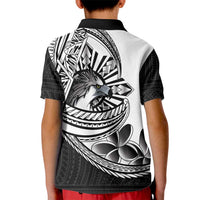 Philippines Eagle Sun Kid Polo Shirt Filipino Agila Polynesian Tattoo Black Color LT14 - Polynesian Pride