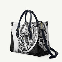 Philippines Eagle Sun Leather Bag Filipino Agila Polynesian Tattoo Black Color LT14 Black - Polynesian Pride