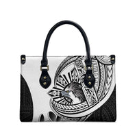 Philippines Eagle Sun Leather Bag Filipino Agila Polynesian Tattoo Black Color LT14 - Polynesian Pride