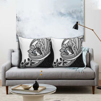 Philippines Eagle Sun Pillow Cover Filipino Agila Polynesian Tattoo Black Color LT14 - Polynesian Pride