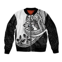 Philippines Eagle Sun Sleeve Zip Bomber Jacket Filipino Agila Polynesian Tattoo Black Color LT14 Unisex Black - Polynesian Pride