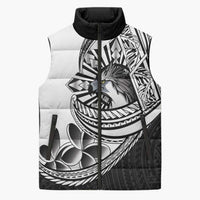 Philippines Eagle Sun Sleeveless Puffer Jacket Filipino Agila Polynesian Tattoo Black Color LT14 Unisex Black - Polynesian Pride