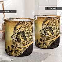 Philippines Eagle Sun Laundry Basket Filipino Agila Polynesian Tattoo Gold Color LT14 - Polynesian Pride
