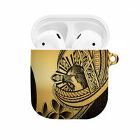 Philippines Eagle Sun AirPods Case Filipino Agila Polynesian Tattoo Gold Color LT14 Gold - Polynesian Pride
