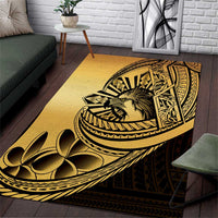 Philippines Eagle Sun Area Rug Filipino Agila Polynesian Tattoo Gold Color LT14 Gold - Polynesian Pride