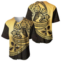 Philippines Eagle Sun Baseball Jersey Filipino Agila Polynesian Tattoo Gold Color LT14 - Polynesian Pride