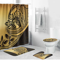 Philippines Eagle Sun Bathroom Set Filipino Agila Polynesian Tattoo Gold Color LT14 Bathroom Set (4 pcs) Gold - Polynesian Pride