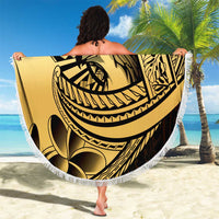 Philippines Eagle Sun Beach Blanket Filipino Agila Polynesian Tattoo Gold Color LT14 - Polynesian Pride