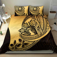 Philippines Eagle Sun Bedding Set Filipino Agila Polynesian Tattoo Gold Color LT14 - Polynesian Pride
