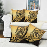 Philippines Eagle Sun Pillow Cover Filipino Agila Polynesian Tattoo Gold Color LT14 - Polynesian Pride