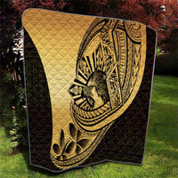 Philippines Eagle Sun Quilt Filipino Agila Polynesian Tattoo Gold Color LT14 - Polynesian Pride