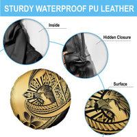 Philippines Eagle Sun Spare Tire Cover Filipino Agila Polynesian Tattoo Gold Color LT14 - Polynesian Pride
