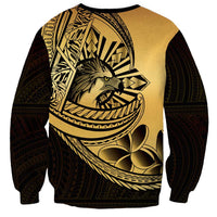 Philippines Eagle Sun Sweatshirt Filipino Agila Polynesian Tattoo Gold Color LT14 - Polynesian Pride