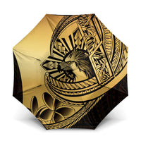 Philippines Eagle Sun Umbrella Filipino Agila Polynesian Tattoo Gold Color LT14 One Size Folded 11.42 inch Opened Diameter 37.4 inch Gold - Polynesian Pride
