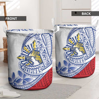Philippines Eagle Sun Laundry Basket Filipino Agila Polynesian Tattoo Flag Color LT14 - Polynesian Pride