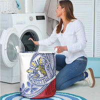 Philippines Eagle Sun Laundry Basket Filipino Agila Polynesian Tattoo Flag Color LT14 - Polynesian Pride