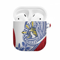 Philippines Eagle Sun AirPods Case Filipino Agila Polynesian Tattoo Flag Color