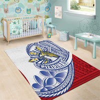 Philippines Eagle Sun Area Rug Filipino Agila Polynesian Tattoo Flag Color LT14 - Polynesian Pride