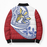 Philippines Eagle Sun Bomber Puffer Jacket Filipino Agila Polynesian Tattoo Flag Color LT14 - Polynesian Pride
