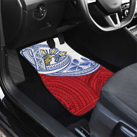 Philippines Eagle Sun Car Mats Filipino Agila Polynesian Tattoo Flag Color LT14 - Polynesian Pride