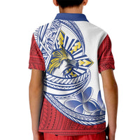 Philippines Eagle Sun Kid Polo Shirt Filipino Agila Polynesian Tattoo Flag Color LT14 - Polynesian Pride