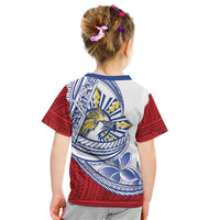 Philippines Eagle Sun Kid T Shirt Filipino Agila Polynesian Tattoo Flag Color LT14 - Polynesian Pride