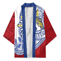 Philippines Eagle Sun Kimono Filipino Agila Polynesian Tattoo Flag Color LT14 Unisex Red - Polynesian Pride