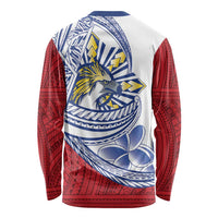Philippines Eagle Sun Long Sleeve Shirt Filipino Agila Polynesian Tattoo Flag Color LT14 - Polynesian Pride