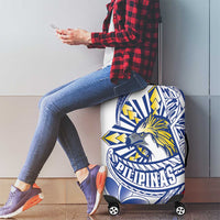 Philippines Eagle Sun Luggage Cover Filipino Agila Polynesian Tattoo Flag Color LT14 - Polynesian Pride